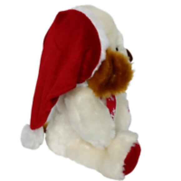 Hug and Luv Christmas Puppy Dog Plush Red Snowflake 10 Inch - Picture 4 of 7